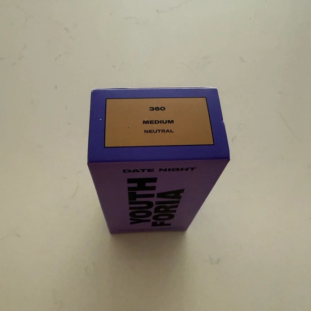 Youthforia Date Night Skin Tint Serum Foundation - 360 Medium Neutral‎ - NWB